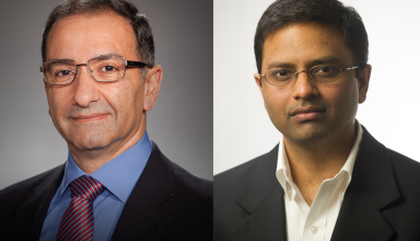 Prof. Bahai and Prof. Varanasi headshots