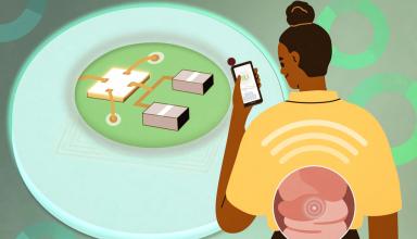 A tiny ingestible sensor