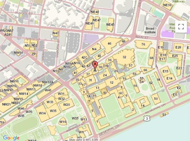 MIT campus map