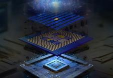 blue microchips layers