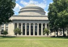 MIT dome in front of blue skies