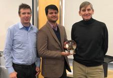 Left to right: Prof. Joel Voldman, Dr. Sarvesh Varma and Prof. Jesus del Alamo.